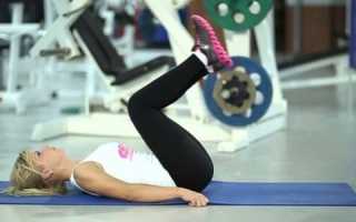 Обратные скручивания на полу