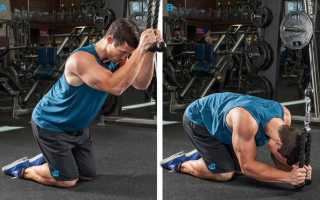 Выполнение двойных скручиваний – тренируем пресс комплексно