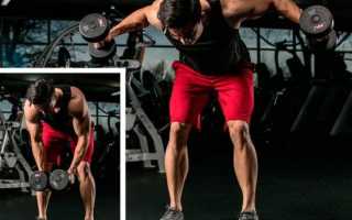 Боковые наклоны с гантелями