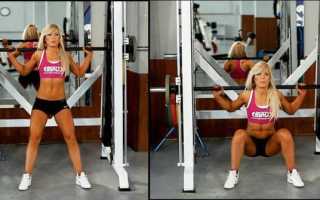 Приседания со штангой стоя на коленях — описание и техника