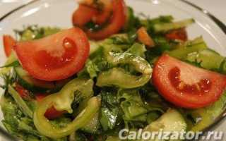 Какова калорийность помидоров и огурцов в свежем и соленом виде